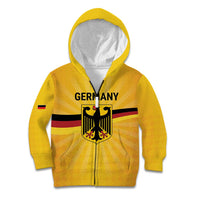 Custom Germany Heritage Eagle Kid Hoodie German Eagle with Flag Design - Wonder Print Shop