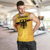 Custom Germany Heritage Eagle Men Tank Top German Eagle with Flag Design - Wonder Print Shop