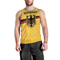 Custom Germany Heritage Eagle Men Tank Top German Eagle with Flag Design - Wonder Print Shop