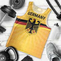 Custom Germany Heritage Eagle Men Tank Top German Eagle with Flag Design - Wonder Print Shop