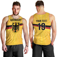 Custom Germany Heritage Eagle Men Tank Top German Eagle with Flag Design - Wonder Print Shop