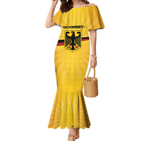Custom Germany Heritage Eagle Mermaid Dress German Eagle with Flag Design - Wonder Print Shop