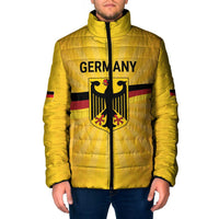 Custom Germany Heritage Eagle Padded Jacket German Eagle with Flag Design - Wonder Print Shop