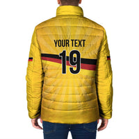 Custom Germany Heritage Eagle Padded Jacket German Eagle with Flag Design - Wonder Print Shop