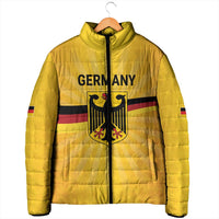 Custom Germany Heritage Eagle Padded Jacket German Eagle with Flag Design - Wonder Print Shop