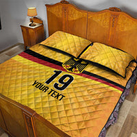 Custom Germany Heritage Eagle Quilt Bed Set German Eagle with Flag Design - Wonder Print Shop