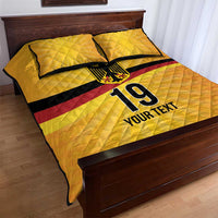 Custom Germany Heritage Eagle Quilt Bed Set German Eagle with Flag Design - Wonder Print Shop
