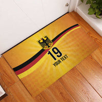 Custom Germany Heritage Eagle Rubber Doormat German Eagle with Flag Design - Wonder Print Shop