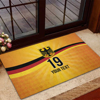 Custom Germany Heritage Eagle Rubber Doormat German Eagle with Flag Design - Wonder Print Shop