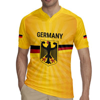 Custom Germany Heritage Eagle Rugby Jersey German Eagle with Flag Design - Wonder Print Shop