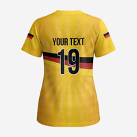 Custom Germany Heritage Eagle Scrub Top German Eagle with Flag Design - Wonder Print Shop