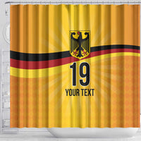 Custom Germany Heritage Eagle Shower Curtain German Eagle with Flag Design - Wonder Print Shop
