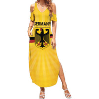 Custom Germany Heritage Eagle Summer Maxi Dress German Eagle with Flag Design - Wonder Print Shop