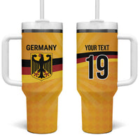 Custom Germany Heritage Eagle Tumbler With Handle German Eagle with Flag Design - Wonder Print Shop
