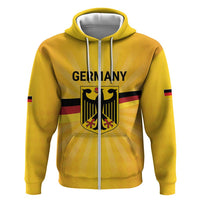 Custom Germany Heritage Eagle Zip Hoodie German Eagle with Flag Design - Wonder Print Shop