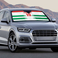 Custom Morocco Football Auto Sun Shade Road To Football Glory - Wonder Print Shop