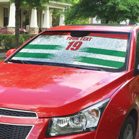 Custom Morocco Football Auto Sun Shade Road To Football Glory - Wonder Print Shop