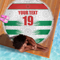 Custom Morocco Football Beach Blanket Road To Football Glory - Wonder Print Shop