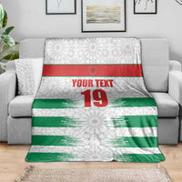 Custom Morocco Football Blanket Road To Football Glory - Wonder Print Shop