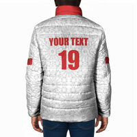 Custom Morocco Football Padded Jacket Road To Football Glory - Wonder Print Shop