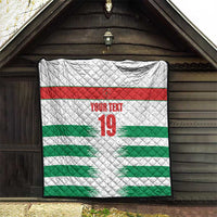 Custom Morocco Football Quilt Road To Football Glory - Wonder Print Shop