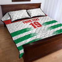 Custom Morocco Football Quilt Bed Set Road To Football Glory - Wonder Print Shop