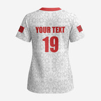 Custom Morocco Football Scrub Top Road To Football Glory - Wonder Print Shop