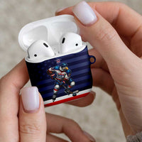 USA Ice Hockey AirPods Case United States Eagle Mascot Style