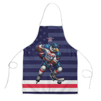 USA Ice Hockey Apron United States Eagle Mascot Style