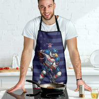 USA Ice Hockey Apron United States Eagle Mascot Style