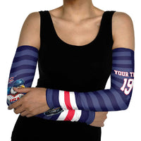 Custom USA Ice Hockey Arm Sleeves United States Eagle Mascot Style