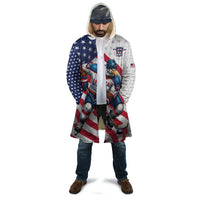 Custom USA Ice Hockey Cloak Eagle Mascot Stars and Stripes Design