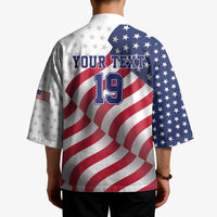 Custom USA Ice Hockey Kimono Eagle Mascot Stars and Stripes Design