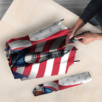 USA Ice Hockey Umbrella Eagle Mascot Stars and Stripes Design