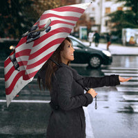 USA Ice Hockey Umbrella Eagle Mascot Stars and Stripes Design
