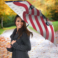 USA Ice Hockey Umbrella Eagle Mascot Stars and Stripes Design