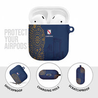Italy Campania AirPods Case Vietri Sul Mare Tile With Pompeii Ruins - Wonder Print Shop