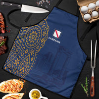 Italy Campania Apron Vietri Sul Mare Tile With Pompeii Ruins - Wonder Print Shop