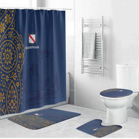 Italy Campania Bathroom Set Vietri Sul Mare Tile With Pompeii Ruins - Wonder Print Shop