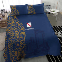 Italy Campania Bedding Set Vietri Sul Mare Tile With Pompeii Ruins - Wonder Print Shop