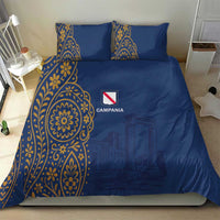 Italy Campania Bedding Set Vietri Sul Mare Tile With Pompeii Ruins - Wonder Print Shop