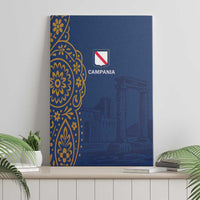 Italy Campania Canvas Wall Art Vietri Sul Mare Tile With Pompeii Ruins - Wonder Print Shop