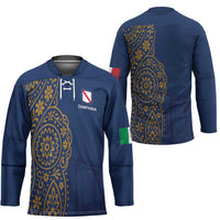 Italy Campania Hockey Jersey Vietri Sul Mare Tile With Pompeii Ruins - Wonder Print Shop