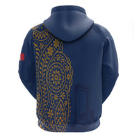 Italy Campania Hoodie Vietri Sul Mare Tile With Pompeii Ruins - Wonder Print Shop