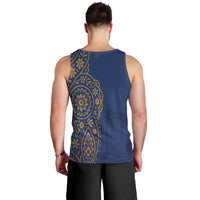 Italy Campania Men Tank Top Vietri Sul Mare Tile With Pompeii Ruins - Wonder Print Shop