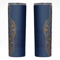 Italy Campania Skinny Tumbler Vietri Sul Mare Tile With Pompeii Ruins - Wonder Print Shop