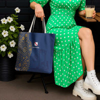 Italy Campania Tote Bag Vietri Sul Mare Tile With Pompeii Ruins - Wonder Print Shop