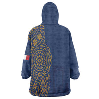 Italy Campania Wearable Blanket Hoodie Vietri Sul Mare Tile With Pompeii Ruins - Wonder Print Shop