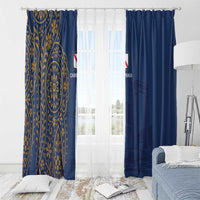 Italy Campania Window Curtain Vietri Sul Mare Tile With Pompeii Ruins - Wonder Print Shop