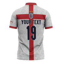Custom England Football 60 Year Legacy Zipper Polo Shirt 1966 Legends Then 2026 Legends Now